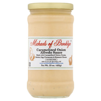 Michaels of Brooklyn Caramelized Onion Alfredo Sauce, 15 oz