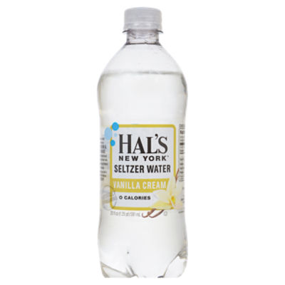 HAL'S NEW YORK SELTZER WATER VANILLA CREAM 20o BTL