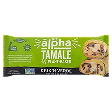 Alpha Plant-Based Chik'n Verde, Tamale, 5 Ounce