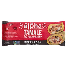 Alpha Plant-Based Beefy Roja Tamale, 5 oz
