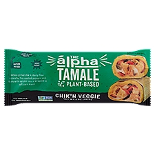 Alpha Tamale, Plant-Based Chik'n Veggie, 5 Ounce