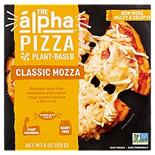 Alpha Pizza, Plant-Based Classic Mozza, 6 Ounce