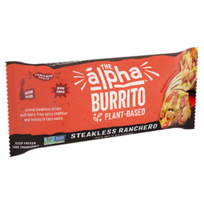 Alpha Steakless Ranchero Burrito, 5 oz