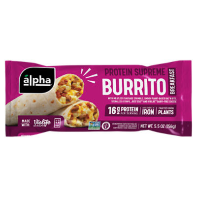 Alpha Protein Supreme Burrito Breakfast, 5.5 oz