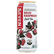 Seven Teas Organic Rojo Raspberry, Iced Tea, 16 Fluid ounce
