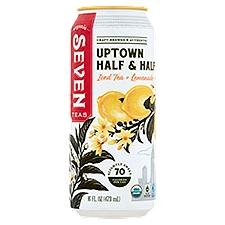 Seven Teas Organic Uptown Half & Half Iced Tea + Lemonade, 16 fl oz