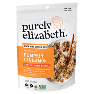 Purely Elizabeth Recipe No. 03 Pumpkin Cinnamon Ancient Grain Granola, 12 oz