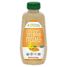 Primal Kitchen Organic Spicy Brown, Mustard, 12 Ounce