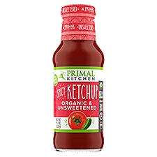 Primal Kitchen Organic & Unsweetened Spicy Ketchup, 11.3 oz