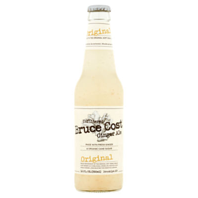 Bruce Cost Original Unfiltered Ginger Ale, 12 fl oz