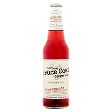 Bruce Cost Unfiltered Pomegranate with Hibiscus, Ginger Ale, 12 Fluid ounce