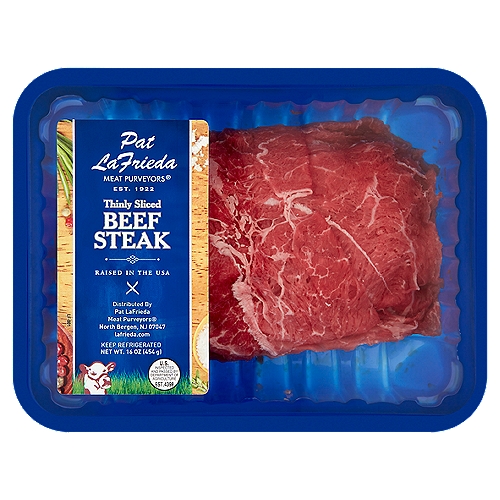 Pat Lafrieda Thinly Sliced Beef Steak, 16 oz