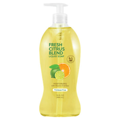 MKJ Brands Fresh Citrus Blend Moisturizing Liquid Soap, 15 fl oz