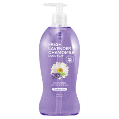 MKJ Brands Fresh Lavender Chamomile Moisturizing Liquid Soap, 15 fl oz