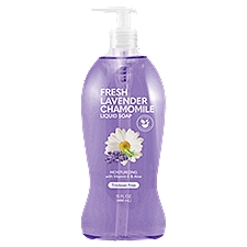 MKJ Brands Fresh Lavender Chamomile Moisturizing Liquid Soap, 15 fl oz