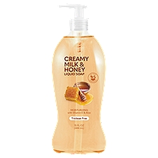 MKJ Brands Creamy Milk & Honey Moisturizing Liquid Soap, 15 fl oz