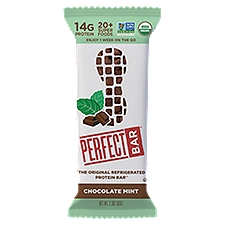 Perfect Bar Original Refrigerated Protein Bar, Chocolate Mint, 2.3 Ounce