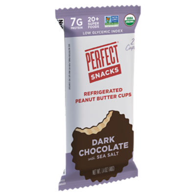 Perfect Snacks Dark Chocolate with Sea Salt Peanut Butter Cups - 8 ct