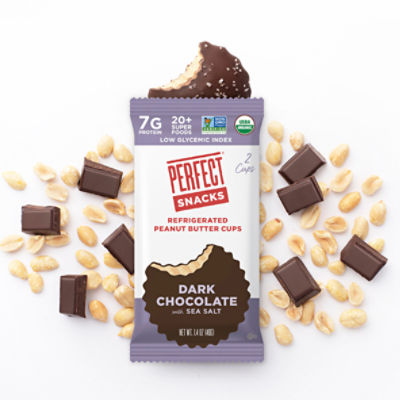 Dark Chocolate Peanut Butter Cups - Organic, 40g - The Gourmet