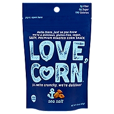 LOVE, CORN Sea Salt Crunchy, Corn, 1.6 Ounce
