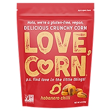 LOVE, CORN Habanero Chilli Delicious Crunchy Corn, 4 oz