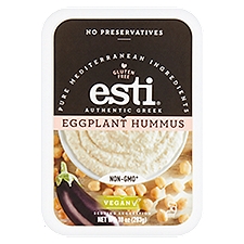 Esti Authentic Greek Eggplant, Hummus, 10 Ounce