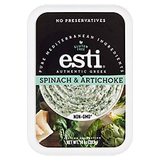 Esti Authentic Greek Spinach & Artichoke Dip, 10 oz