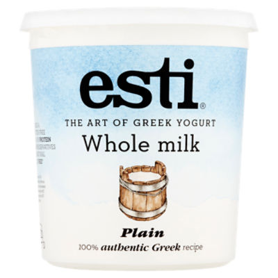 Esti Whole Milk Plain Greek Yogurt, 32 oz