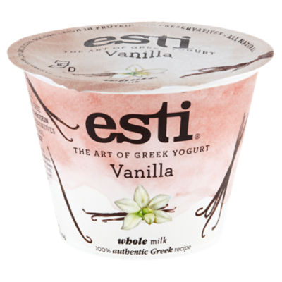 Esti Vanilla Whole Milk Greek Yogurt, 5.3 oz