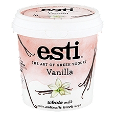 Esti Vanilla Whole Milk Greek Yogurt, 32 oz