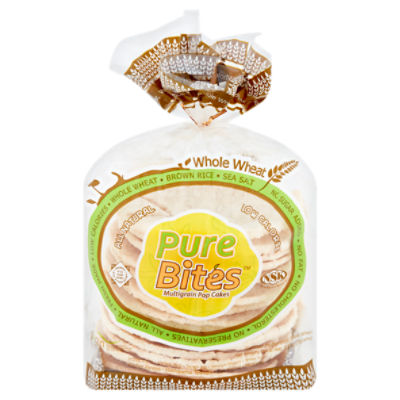 Pure Bites Whole Wheat Multigrain Pop Cakes, 2.64 oz