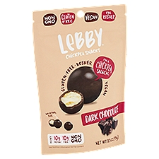 Lebby Dark Chocolate Chickpea Snacks, 3.5 oz