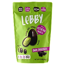 Lebby Dark Chocolate Pistachio Snack, 3.1 oz