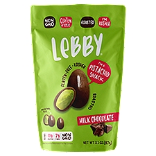 Lebby Milk Chocolate Pistachio Snack, 3.1 oz