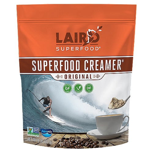 Laird Superfood Original Superfood Creamer, 8 oz
Harness the Benefits of Coconut + Aquamin™ to Help You Power Through Your Day.

We Promise You Will Never Find Any Artificial Ingredients in this Product