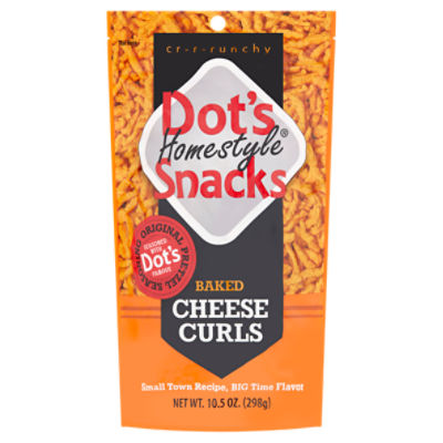 Dot's Homestyle Pretzels Snacks Baked Cheese Curls, 10.5 oz