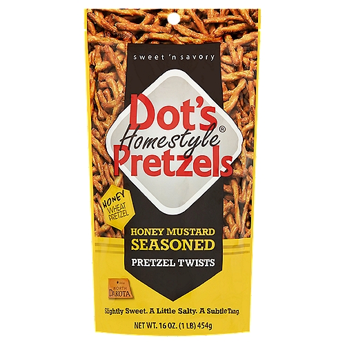 Dot's Homestyle Pretzels Honey Mustard Seasoned Pretzel Twists, 16 oz