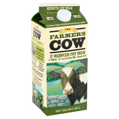 Farmer's Cow Milk - 2% Reduced Fat - Vitamin A&D, 64 fl oz