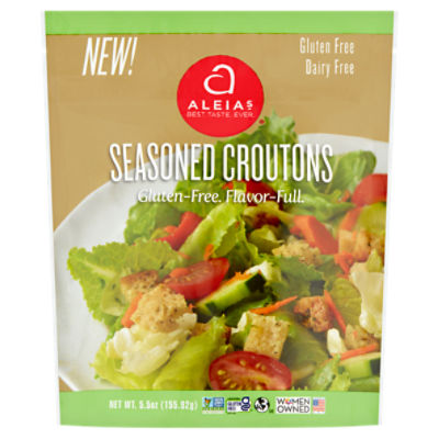 Aleias Seasoned Croutons, 5.5 oz