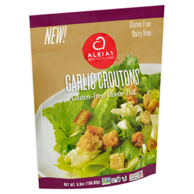 Aleias Garlic Croutons, 5.5 oz