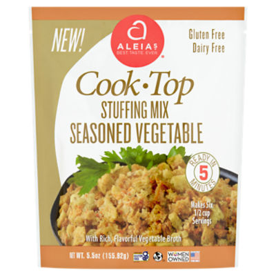 Aleias Cook Top Seasoned Vegetable Stuffing Mix, 5.5 oz
