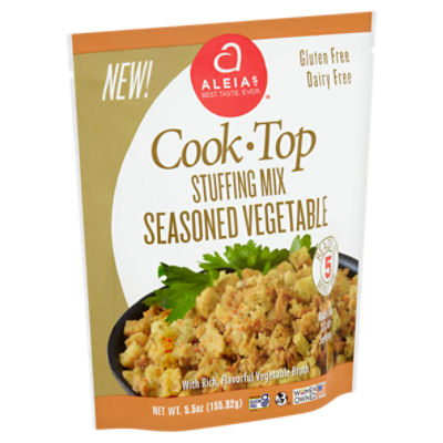 Aleias Cook Top Seasoned Vegetable Stuffing Mix, 5.5 oz