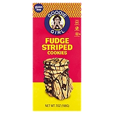 Goodie Girl Fudge Striped, Cookies, 7 Ounce