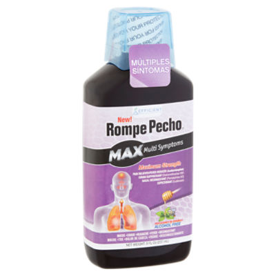 Efficient Rompe Pecho Max Multi Symptoms Maximum Strength Liquid, 8 fl oz