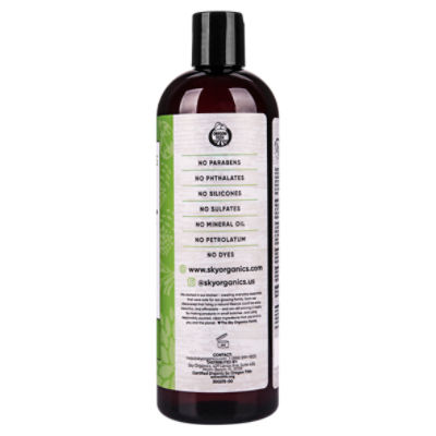 Sky Organics, Organic Castor Oil, Moisturizing Oil for Eyelashes, Hair &  Skin, 16oz
