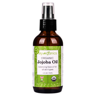 Sky Organics Pure & Natural Organic Jojoba Oil, 4 Fl. Oz.