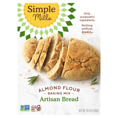 Simple Mills Almond Flour Artisan Bread Baking Mix, 10.4 oz
