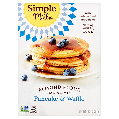Simple Mills Almond Flour Pancake & Waffle Baking Mix, 10.7 oz