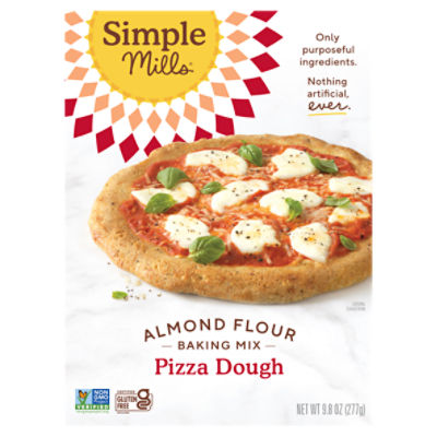 Simple Mills Almond Flour Pizza Dough Baking Mix, 9.8 oz