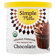 Simple Mills Organic Chocolate with Coconut Oil, Frosting, 10 Ounce